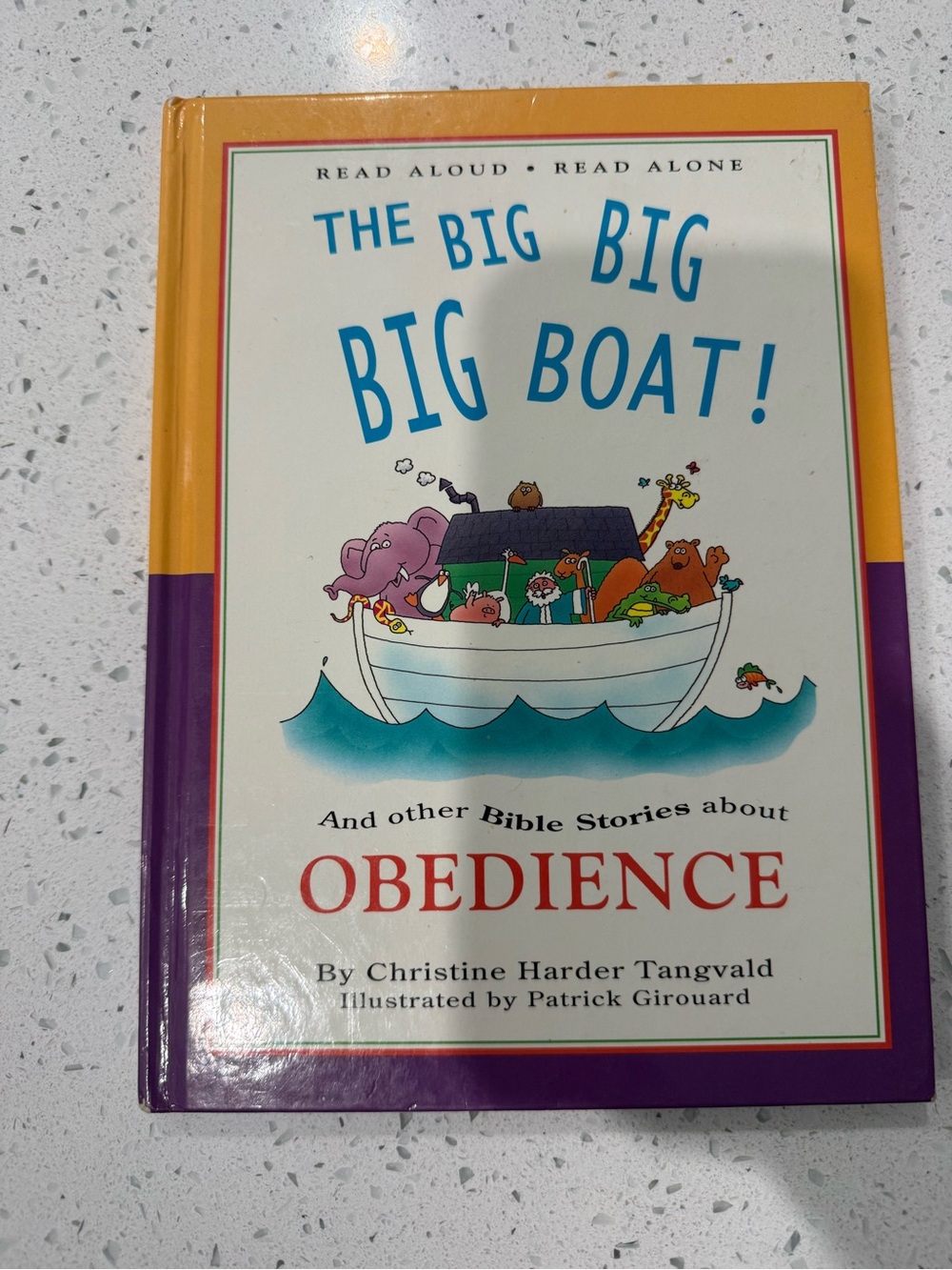 The Big Big Big Boat! Obedience - Kids Picture Book (Purple/Yellow)